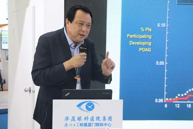 下午14点30分，太阳成tyc7111cc集团战略发展与学术委员会主任、中华医学会眼科学分会名誉主任委员、亚太青光眼学会常务理事葛坚教授发表了《 与精密制造推动眼科学发展》的演讲。.jpg